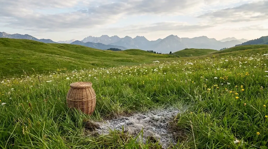 Almwiesenbestattung in den niederländischen Küstenlandschaften