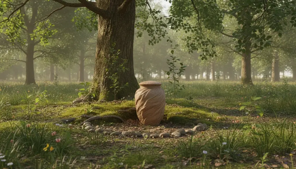 Ruhestätte Natur – naturnahe Bestattung in der Natur mit Urnenbeisetzung