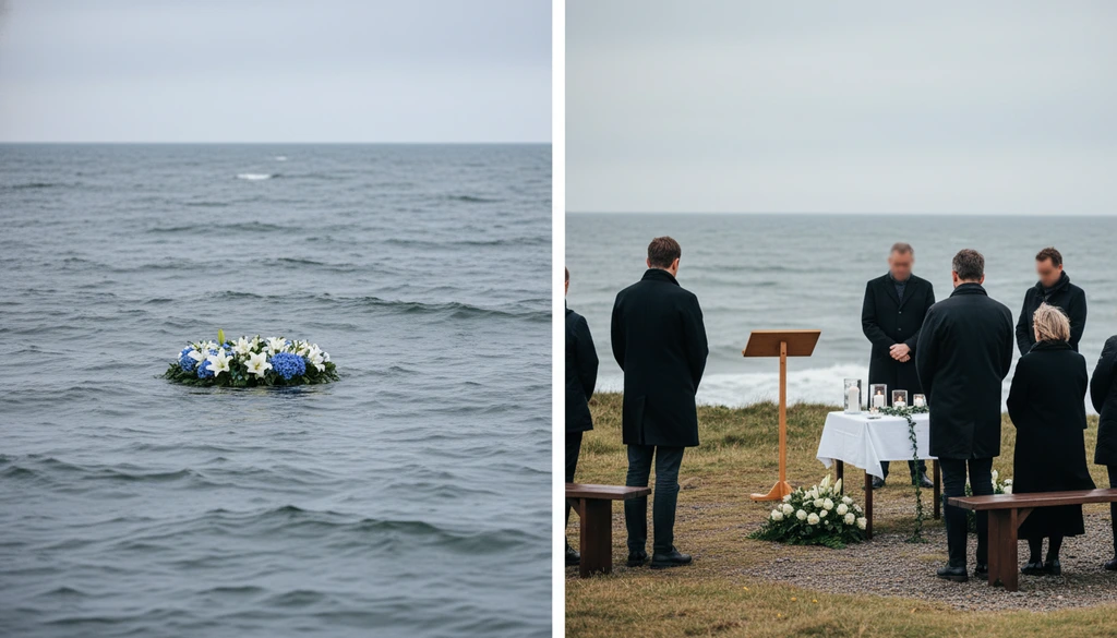 Seebestattung Ostsee mit Trauerfeier